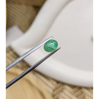 0.94 Ct. Green Cabochon Jade from Burma (Myanmar) Life Style