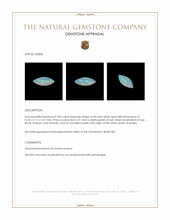 2.05 Ct. Cabochon White Opal from Australia Appraisal