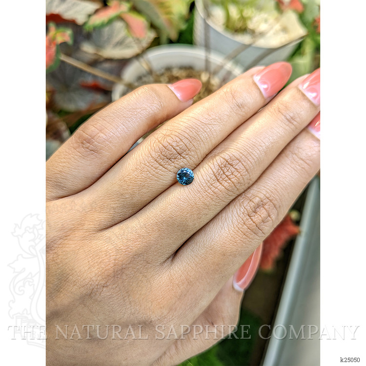 0.49 Ct. Greenish Blue Spinel from Ceylon (Sri Lanka)