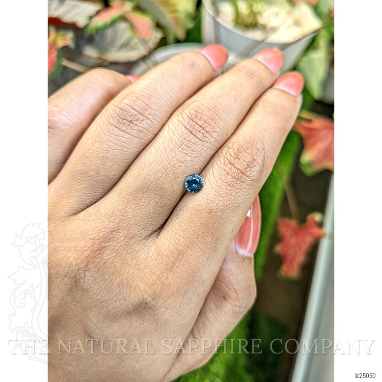 0.49 Ct. Greenish Blue Spinel from Ceylon (Sri Lanka)