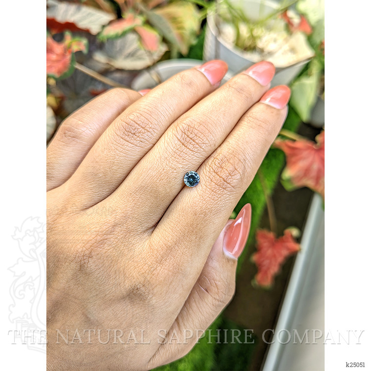 0.54 Ct. Greenish Blue Spinel from Ceylon (Sri Lanka)