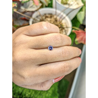 0.45 Ct. Purple Spinel from Ceylon (Sri Lanka) Life Style