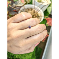 0.54 Ct. Purplish Pink Spinel from Ceylon (Sri Lanka) Life Style