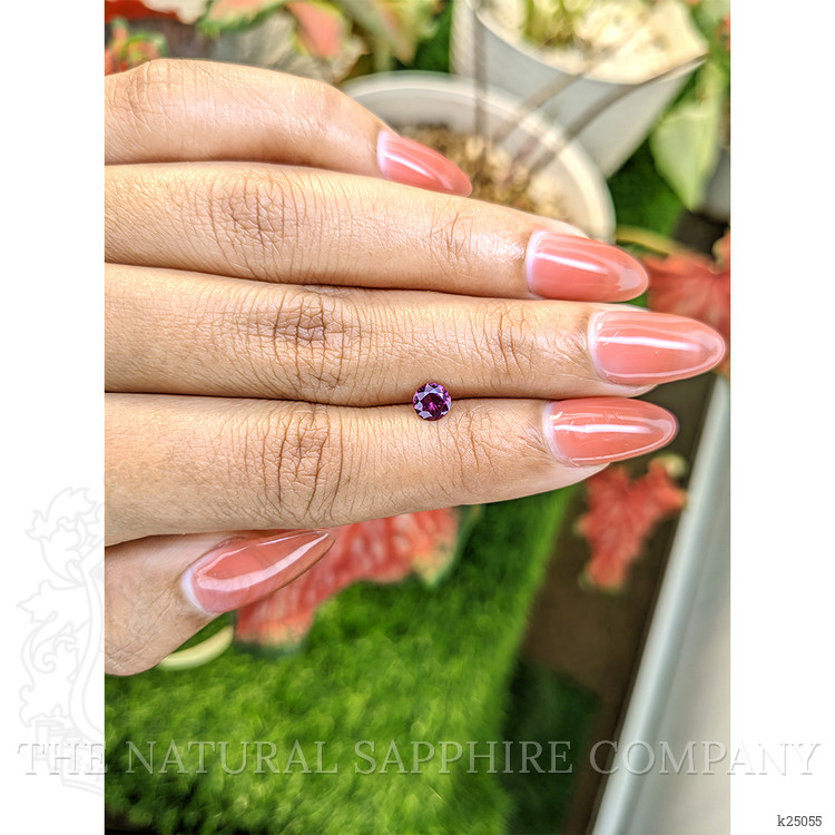 0.46 Ct. Pinkish Purple Spinel from Ceylon (Sri Lanka)