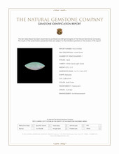 2.12 Ct. Multi Color Cabochon White Opal (Light Opal) from Australia Scan Report