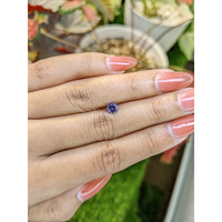0.56 Ct. Violet Spinel from Ceylon (Sri Lanka) Life Style