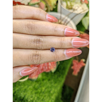 0.51 Ct. Violet Spinel from Ceylon (Sri Lanka) Life Style