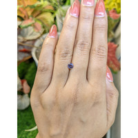 0.51 Ct. Violet Spinel from Ceylon (Sri Lanka) Life Style
