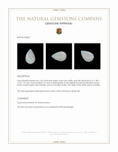 1.05 Ct. White Opal from Australia Appraisal