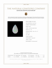 1.05 Ct. Multi Color White Opal (Light Opal) from Australia Scan Report