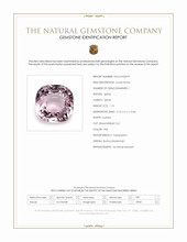 1.13 Ct. Pink Spinel from Burma (Myanmar) Scan Report