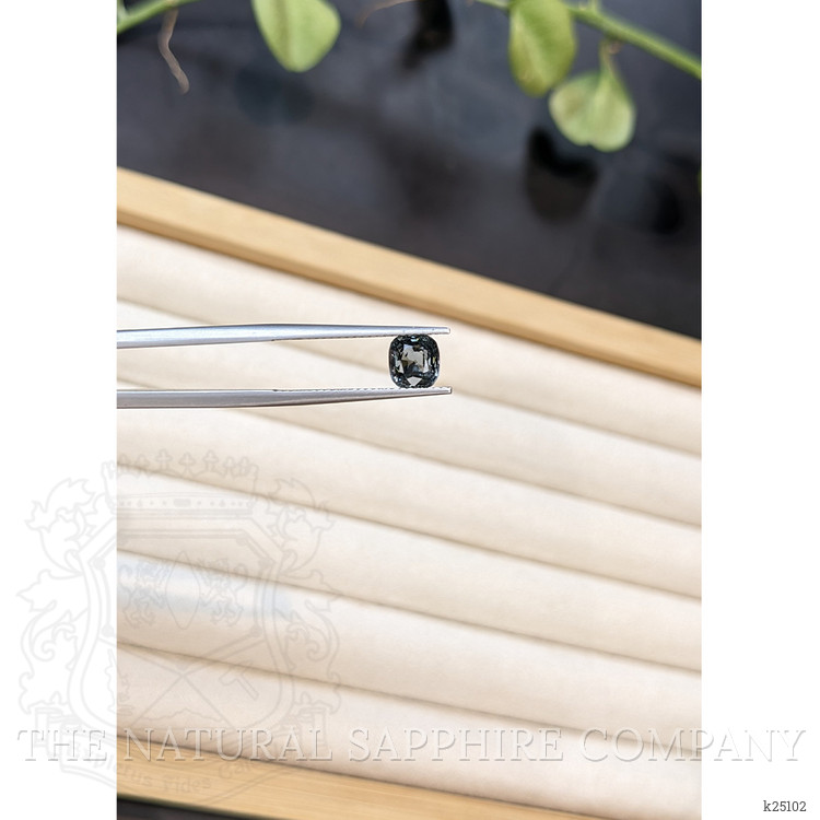 1.27 Ct. Bluish Grey Spinel from Burma (Myanmar)