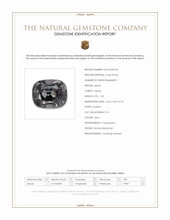 1.35 Ct. Grey Spinel from Burma (Myanmar) Scan Report
