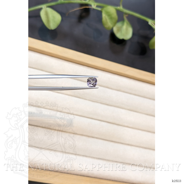 1.00 Ct. Purplish Grey Spinel from Burma (Myanmar)