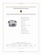 1.45 Ct. Purplish Grey Spinel from Burma (Myanmar) Scan Report