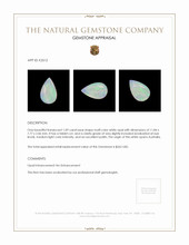 1.09 Ct. White Opal from Australia Appraisal