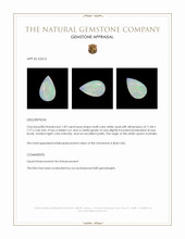 1.09 Ct. White Opal from Australia Appraisal