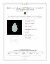 1.09 Ct. White Opal from Australia Scan Report