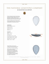 0.84 Ct. White Opal from Australia 3 D Scan Report