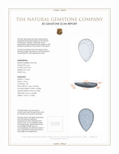 0.84 Ct. White Opal from Australia 3 D Scan Report