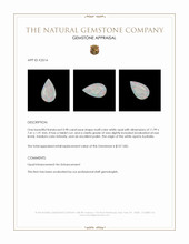 0.98 Ct. White Opal from Australia Appraisal