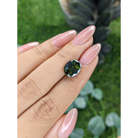 4.50 Ct. Green Zircon from Ceylon (Sri Lanka) Life Style