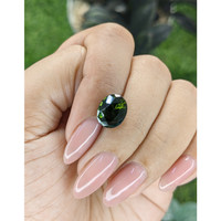 4.50 Ct. Green Zircon from Ceylon (Sri Lanka) Life Style