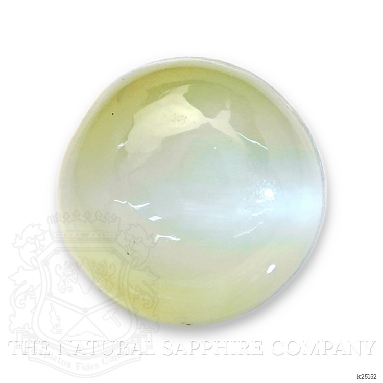 1.17 Ct. Yellowish Green Cabochon Chrysoberyl from Ceylon (Sri Lanka)