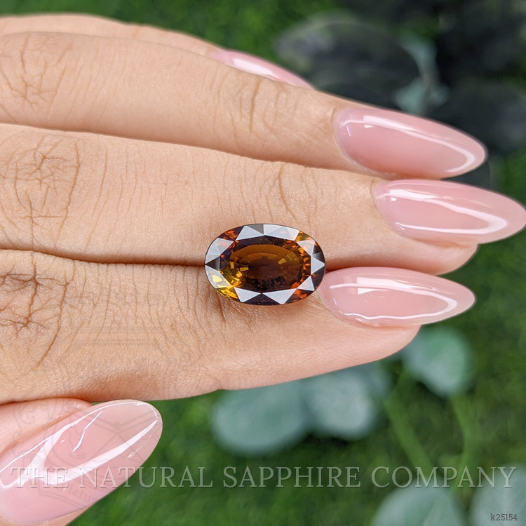 5.34 Ct. Reddish Orange Tourmaline from Ceylon (Sri Lanka)