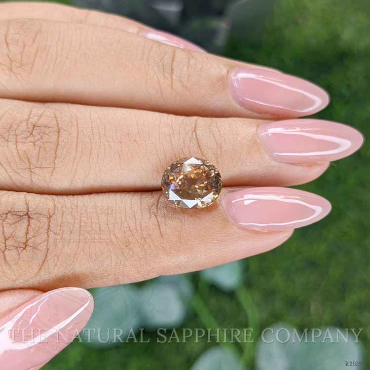 4.27 Ct. Yellowish Brown Zircon from Ceylon (Sri Lanka)
