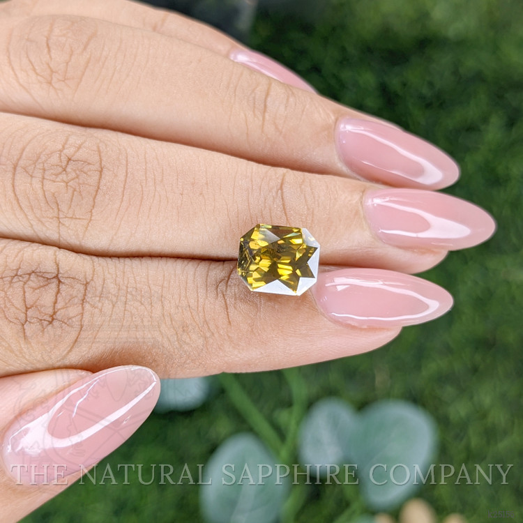 5.69 Ct. Greenish Brown Zircon from Ceylon (Sri Lanka)