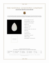 1.74 Ct. Cabochon White Opal from Australia Scan Report