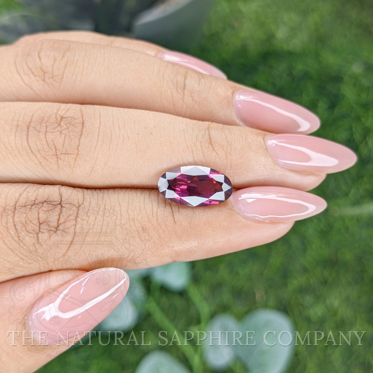 3.59 Ct. Purplish Pink Rhodolite Garnet from Ceylon (Sri Lanka)