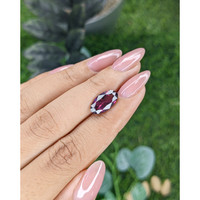 3.59 Ct. Purplish Pink Rhodolite Garnet from Ceylon (Sri Lanka) Life Style