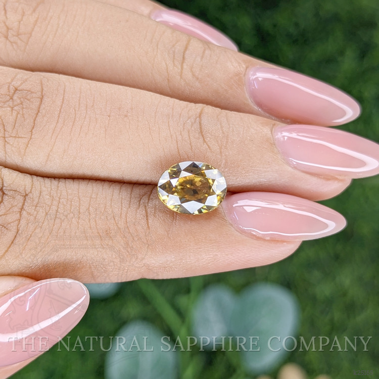 3.76 Ct. Yellowish Brown Zircon from Ceylon (Sri Lanka)