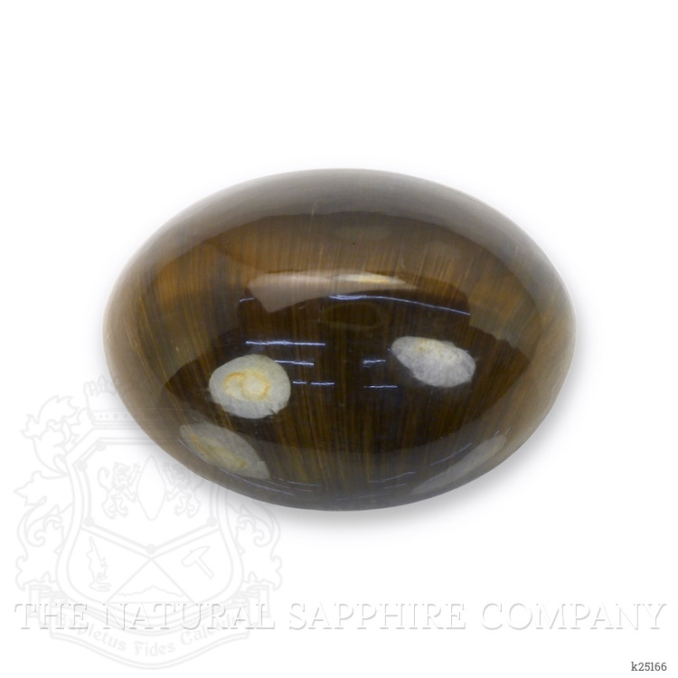 100.43 Ct. Brown Cabochon Rutilated Quartz from Ceylon (Sri Lanka)