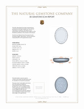 1.14 Ct. White Opal from Australia 3 D Scan Report