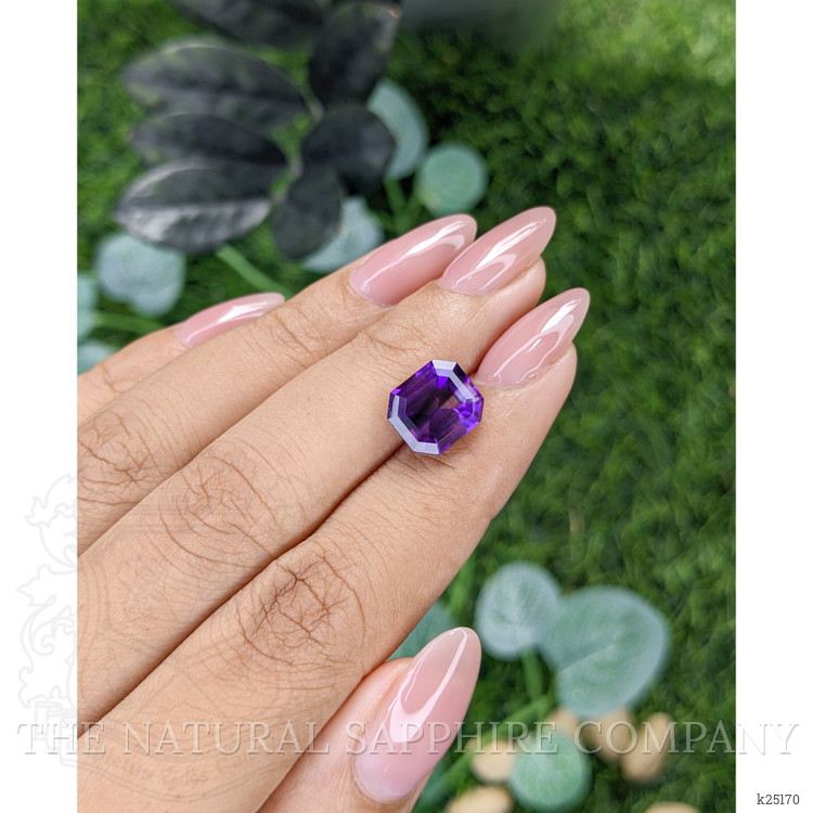 3.55 Ct. Purple Amethyst from Ceylon (Sri Lanka)