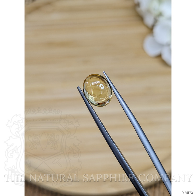 2.23 Ct. Yellow Cabochon Citrine from Ceylon (Sri Lanka)