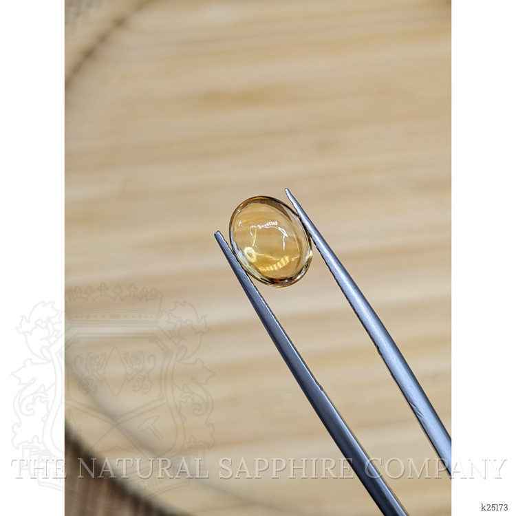2.37 Ct. Yellow Cabochon Citrine from Ceylon (Sri Lanka)