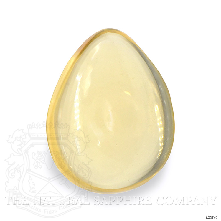 2.25 Ct. Yellow Cabochon Citrine from Ceylon (Sri Lanka)