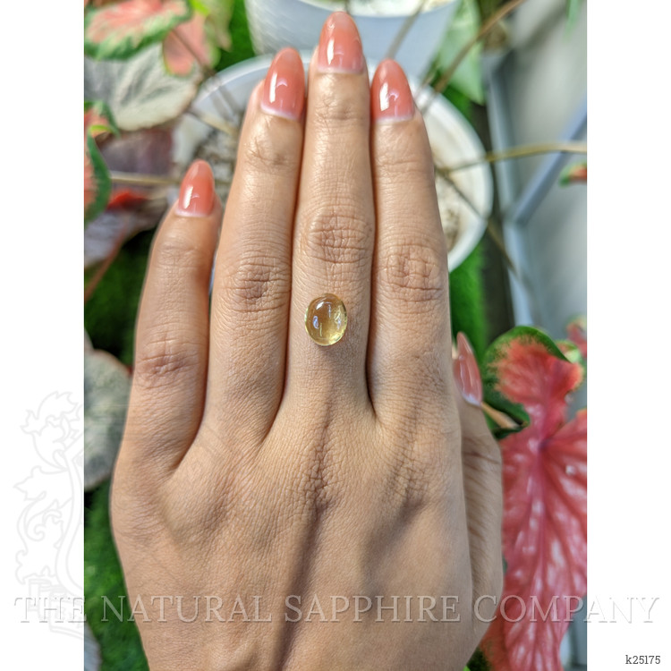 2.29 Ct. Yellow Cabochon Citrine from Ceylon (Sri Lanka)