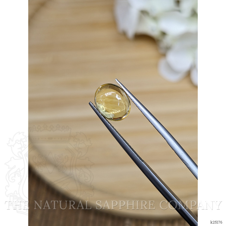 2.50 Ct. Yellow Cabochon Citrine from Ceylon (Sri Lanka)