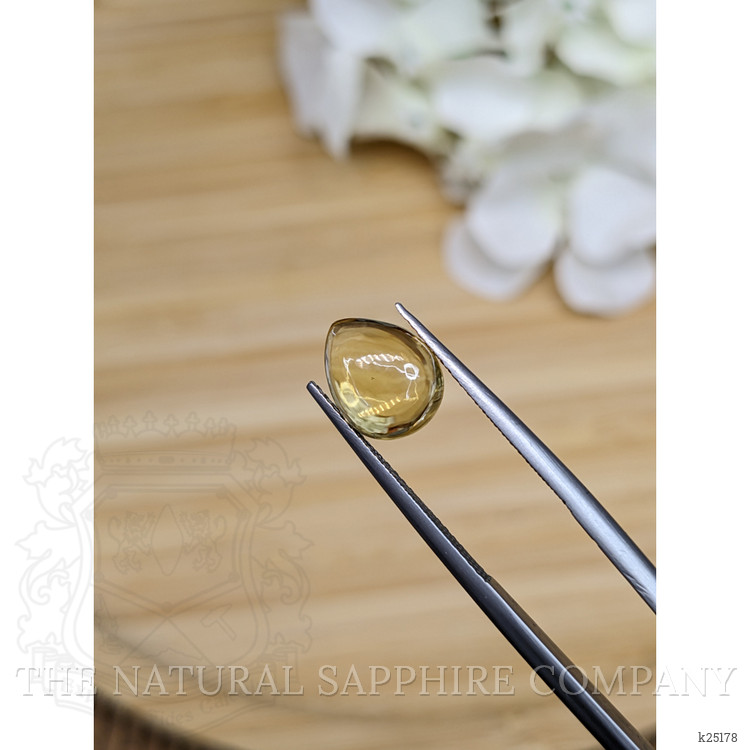 2.72 Ct. Yellow Cabochon Citrine from Ceylon (Sri Lanka)