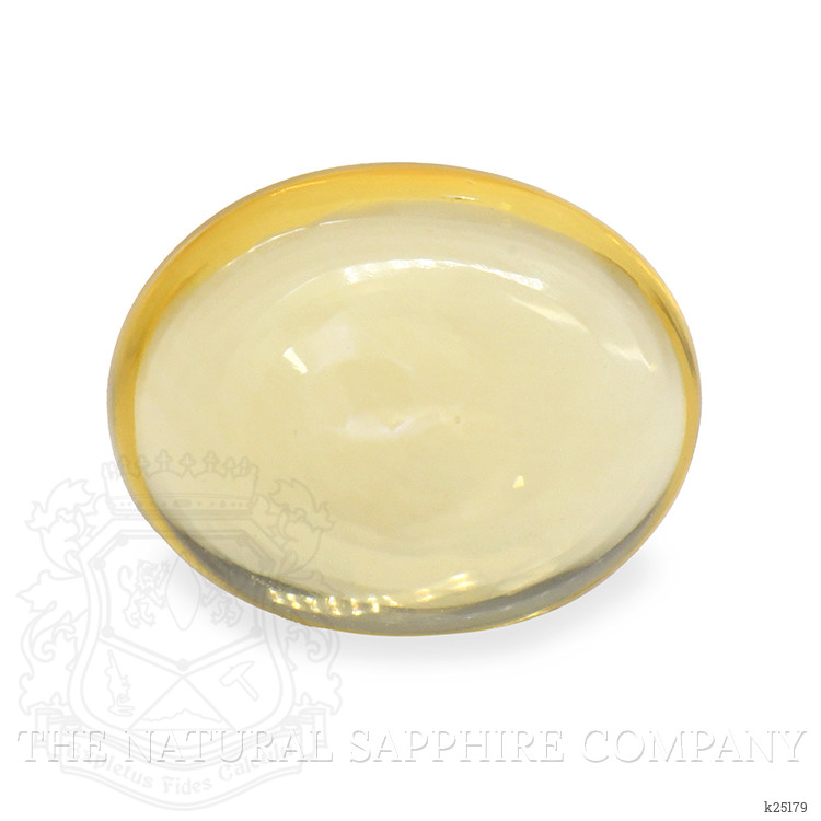 2.34 Ct. Yellow Cabochon Citrine from Ceylon (Sri Lanka)