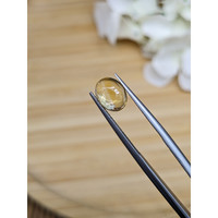 1.75 Ct. Yellow Cabochon Citrine from Ceylon (Sri Lanka) Life Style