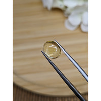 2.30 Ct. Yellow Cabochon Citrine from Ceylon (Sri Lanka) Life Style