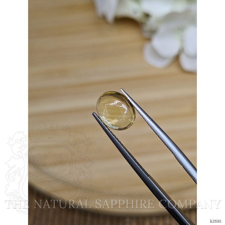 2.30 Ct. Yellow Cabochon Citrine from Ceylon (Sri Lanka)