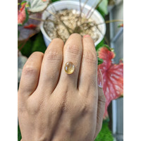 2.30 Ct. Yellow Cabochon Citrine from Ceylon (Sri Lanka) Life Style