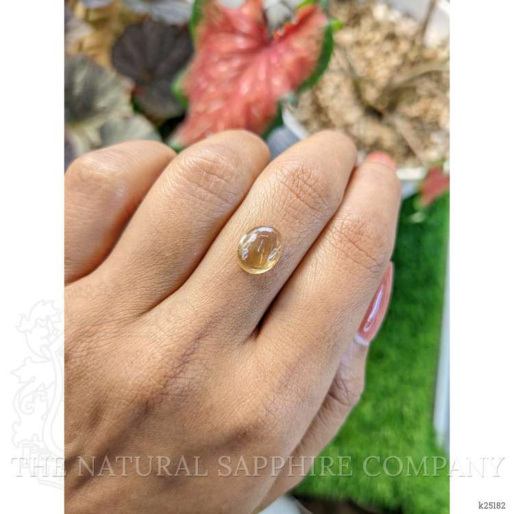 2.32 Ct. Yellow Cabochon Citrine from Ceylon (Sri Lanka)
